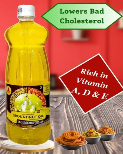 Cold pressed Groundnut Oil