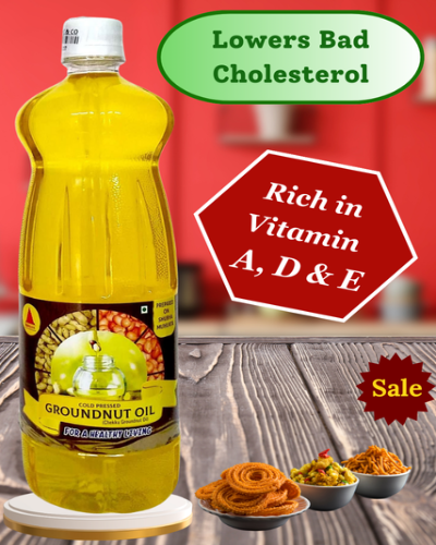 Cold pressed Groundnut Oil